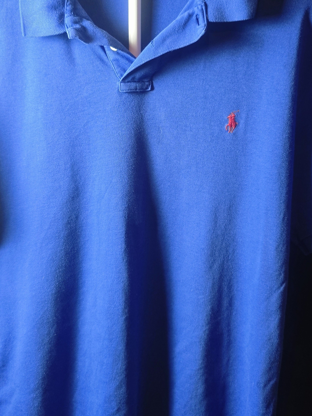 Polo by Ralph Lauren Men's Royal Blue Polo with Red Pony